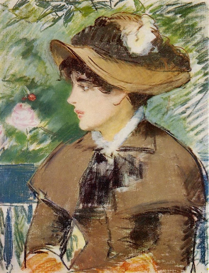 96-Édouard Manet, Donna su una panchina, 1879  